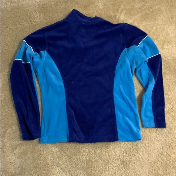 Columbia zip up pullover with logo sleeve size M - Picture 4 of 4